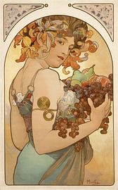 Früchte, Alfons Mucha