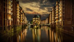 Château d'eau des lumières - le patrimoine nocturne de Hambourg