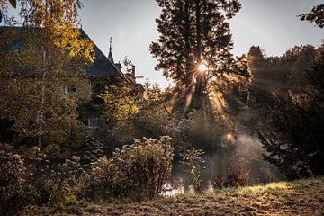 Sonnenaufgang Schloss Terworm von Rob Boon