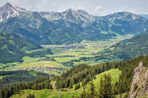 View over the Tannheimer Tal