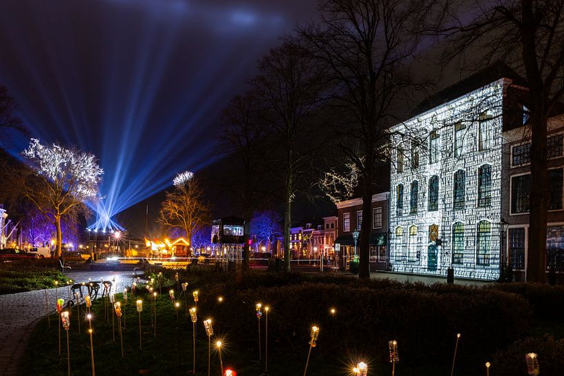 Festival des lumières de la mer de Zierikzee la nuit par Dexter Reijsmeijer