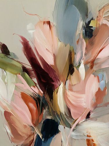 Abstrakte florale Bewegung