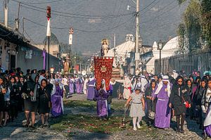 Guatemala: Paasprocessie (Antigua)