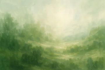 Soft light over valleys