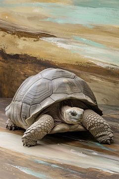 Detailed turtle design painting by Imperial Art House