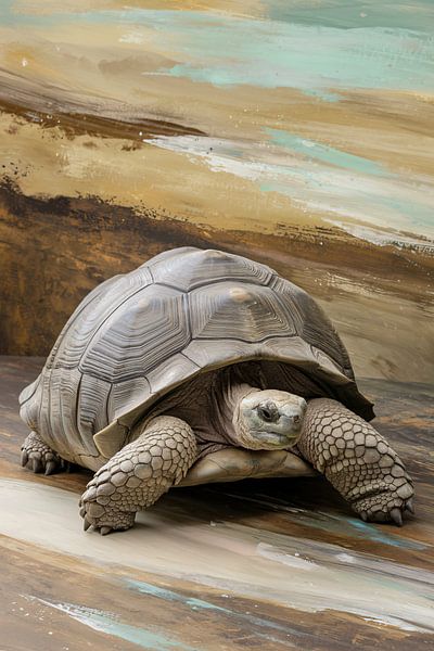 Detaillierte Schildkrötenbemalung von Imperial Art House