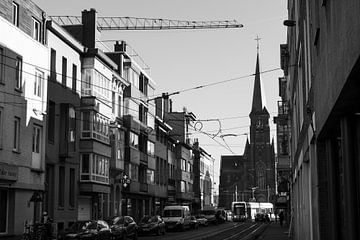 Ledeberg, Stadsgezicht Gent, België van Imladris Images