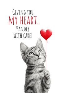 Cat in love