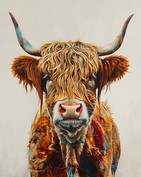 Portrait d'un Highlander écossais sur But First Framing