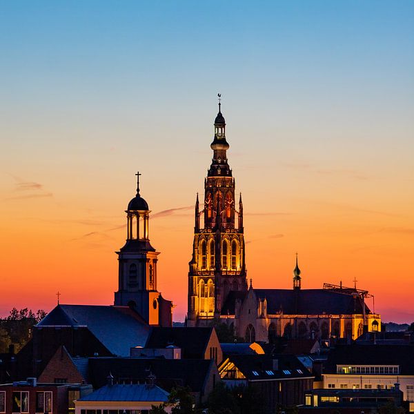 Breda - Grote Kerk Sunset par I Love Breda