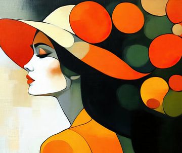 Vrouw Kleurrijk van De Mooiste Kunst