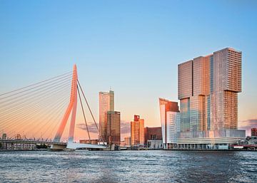 Le coucher de soleil à Rotterdam
