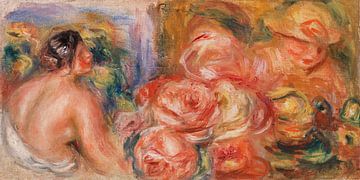 Rosen und ein kleiner Akt, Renoir (1916) von Atelier Liesjes