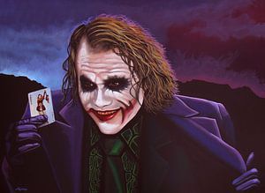 The Joker Schilderij van Paul Meijering