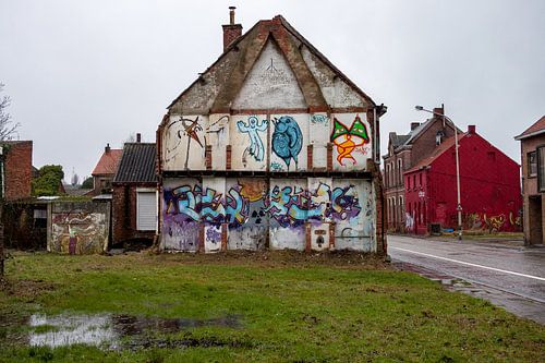 Ghost town Doel (Antwerp): Demolished house