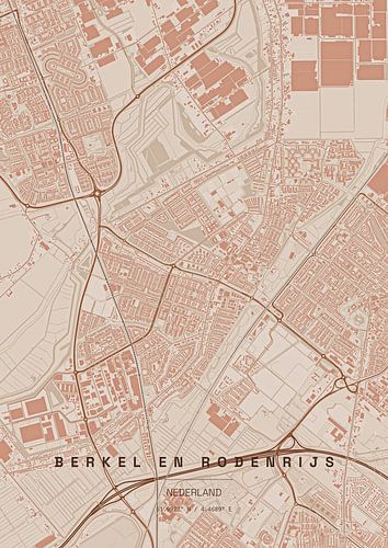 Berkel en Rodenrijs Plattegrond