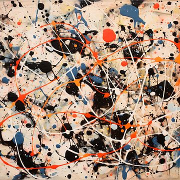 Jackson Pollock Convergence, 1952 van Steven Loupatty