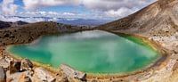 Het Emerald Lake op de Tongariro Track in Nieuw-Zeeland
