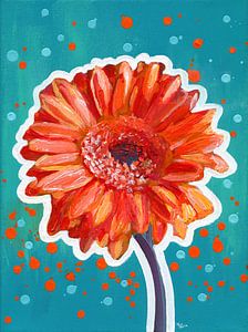 Party gerbera sur ART Eva Maria