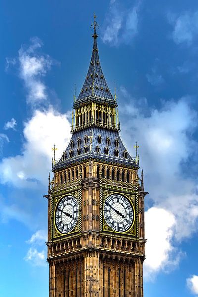 Big Ben Elizabeth Klokkentoren Londen Close-up van Andreea Eva Herczegh