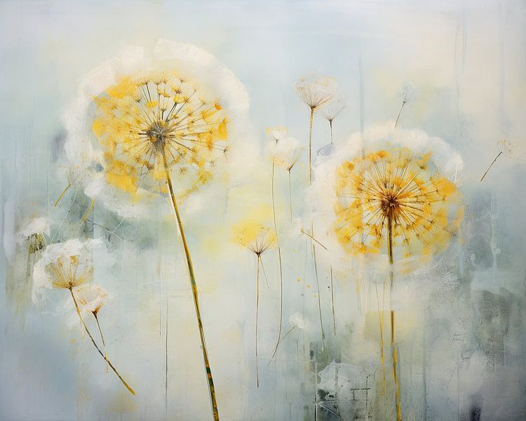 Flower Dandelion by Eye catching paintings