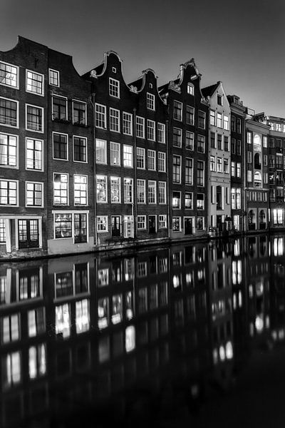 Maisons de canal Amsterdam par Albert Mendelewski