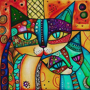 Skurrile und verspielte Katzen