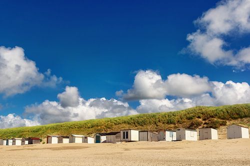 Strandhuisjes op het strand