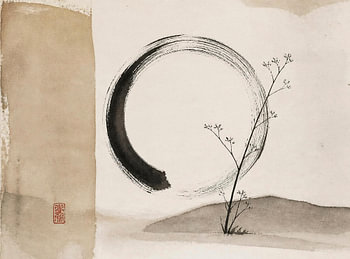 Zen Ensō – Japanische Minimalismus Kunst in Tusche