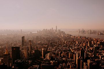 Manhattan skyline New York City Empire state building van Joyce van Doorn