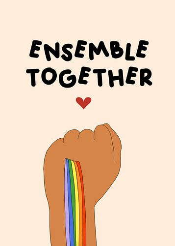 Ensemble Together Pride Art