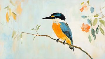 IJsvogel tussen de kleur van But First Framing
