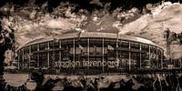 Feyenoord ART Rotterdam Stadion "De Kuip" Sepia van MS Fotografie | Marc van der Stelt thumbnail