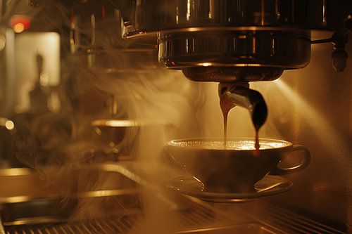 cappuccino of koffie bereiden