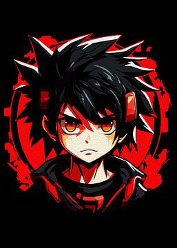 ANIME JONGEN KARAKTER 20 van Ramy Salah Hefny