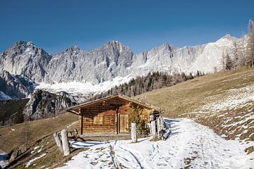 Rustieke hut in de Neustattalm van Christa Kramer