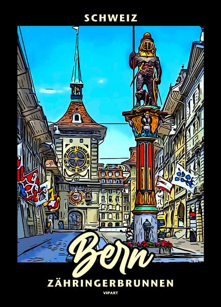 Bern Zähringerbrunnen by vipart