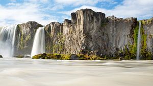 Godafoss-Wasserfall in Island von Menno Schaefer