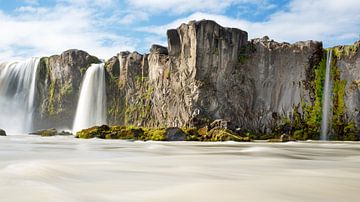 Waterfall Godafoss by Menno Schaefer