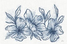 Blue flowers by Dianne Wakker