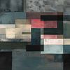 Abstract Beige Blokken van Modern Collection