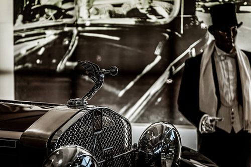 Radiator ornament op een Packard