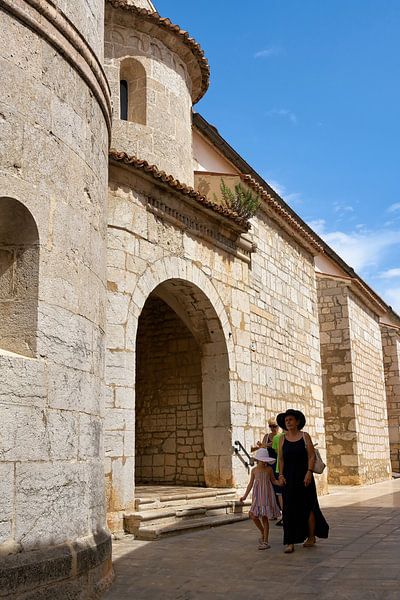 Old town of Krk in Croatia on a hot summer day by Heiko Kueverling