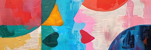 Vrouw abstract