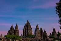 prambanan indonesien am morgen