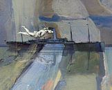 Ship with flying man by Nop Briex thumbnail