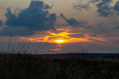 Sunset over the moors