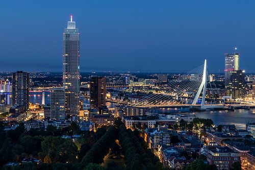 Vue de la ville depuis l'Euromast à Rotterdam