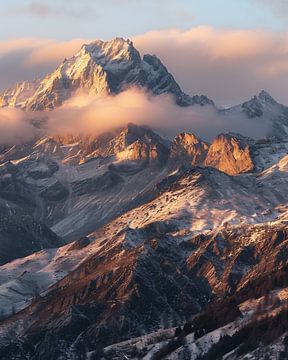 Alpengloren: een natuurspektakel van fernlichtsicht