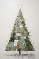 Christmas tree abstract